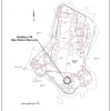 <p>Outline map of Davids Island as of 2005 showing the location of Building 135, one of the barracks erected for the Women's Army Corps (WAC) during the Second World War. </p>